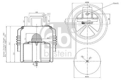 AIR BELLOW IAM FEBI 4580 N P02